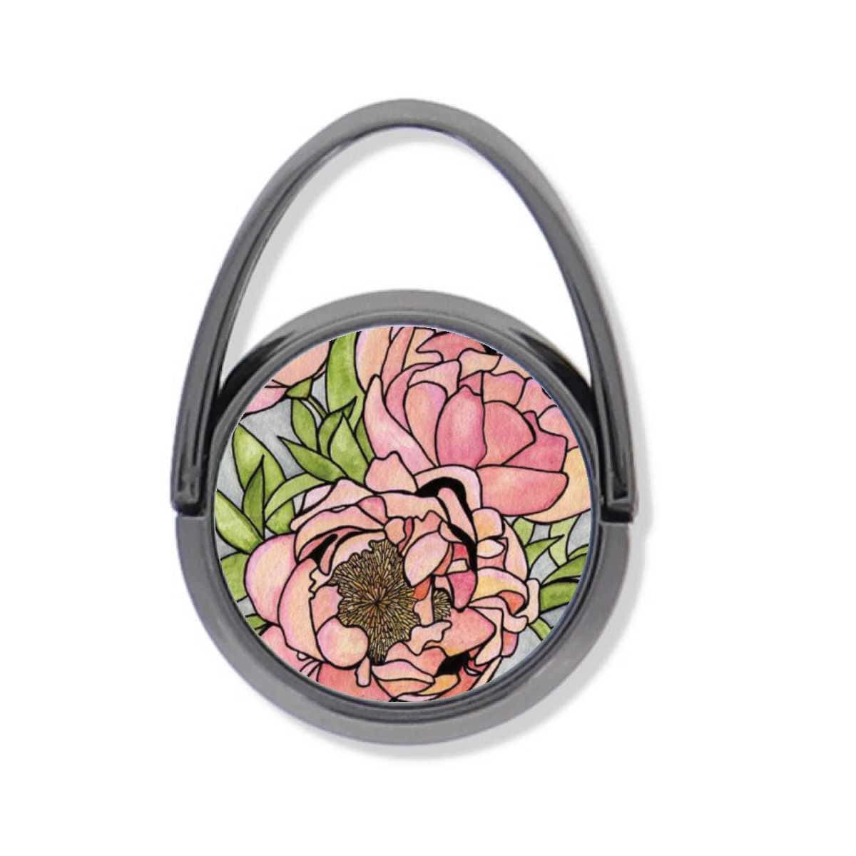 PinkPolish Design Mobile Phone Stands "Floral Carpet" Ring Style Phone Grip & Stand