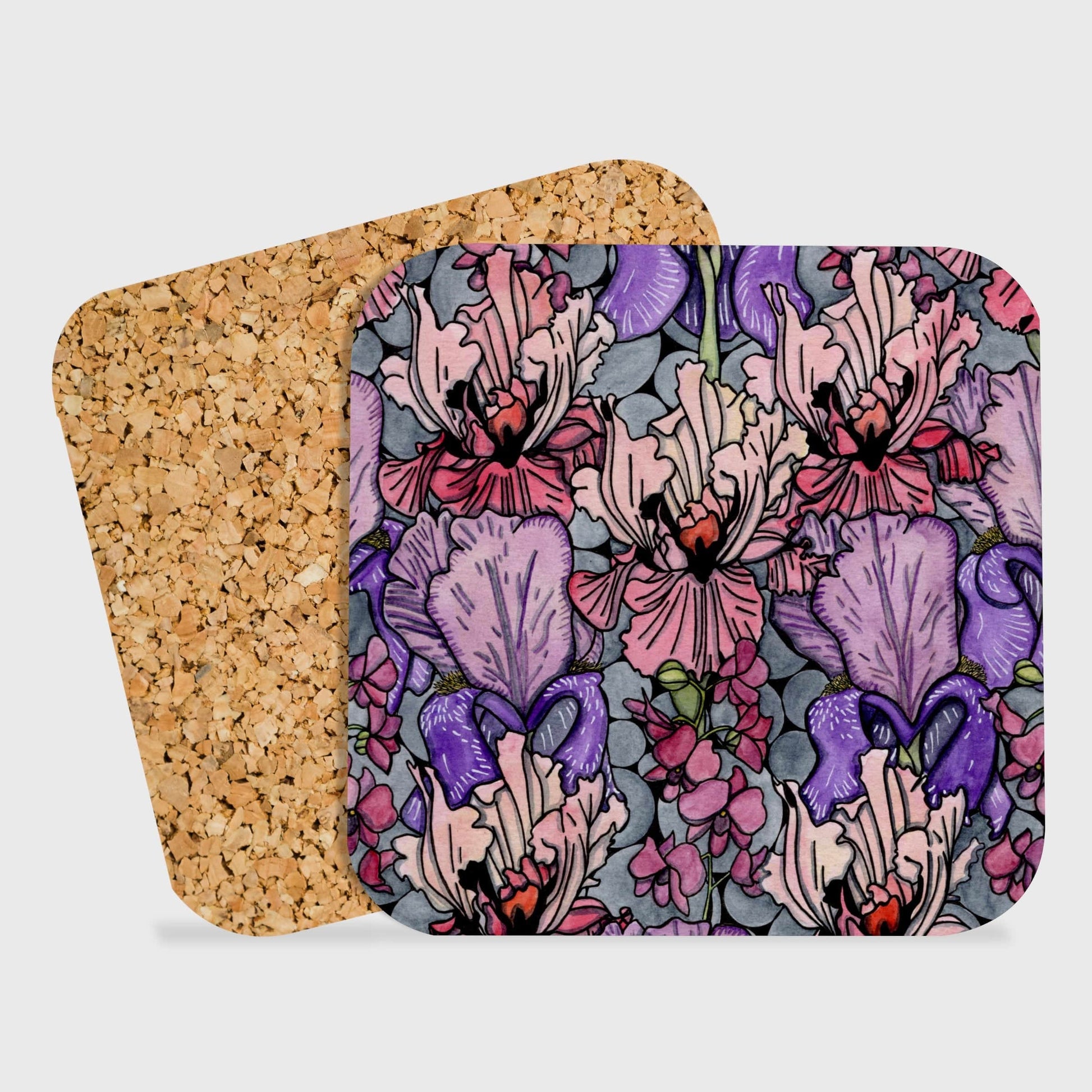 PinkPolish Design Coasters "Floral Repetition" Drink Coaster