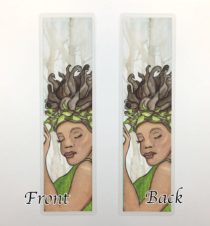 PinkPolish Design Bookmarks "Forest Nymph" 2-Sided Bookmark