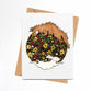 PinkPolish Design Note Cards "Fox and the Hare" Handmade Notecard