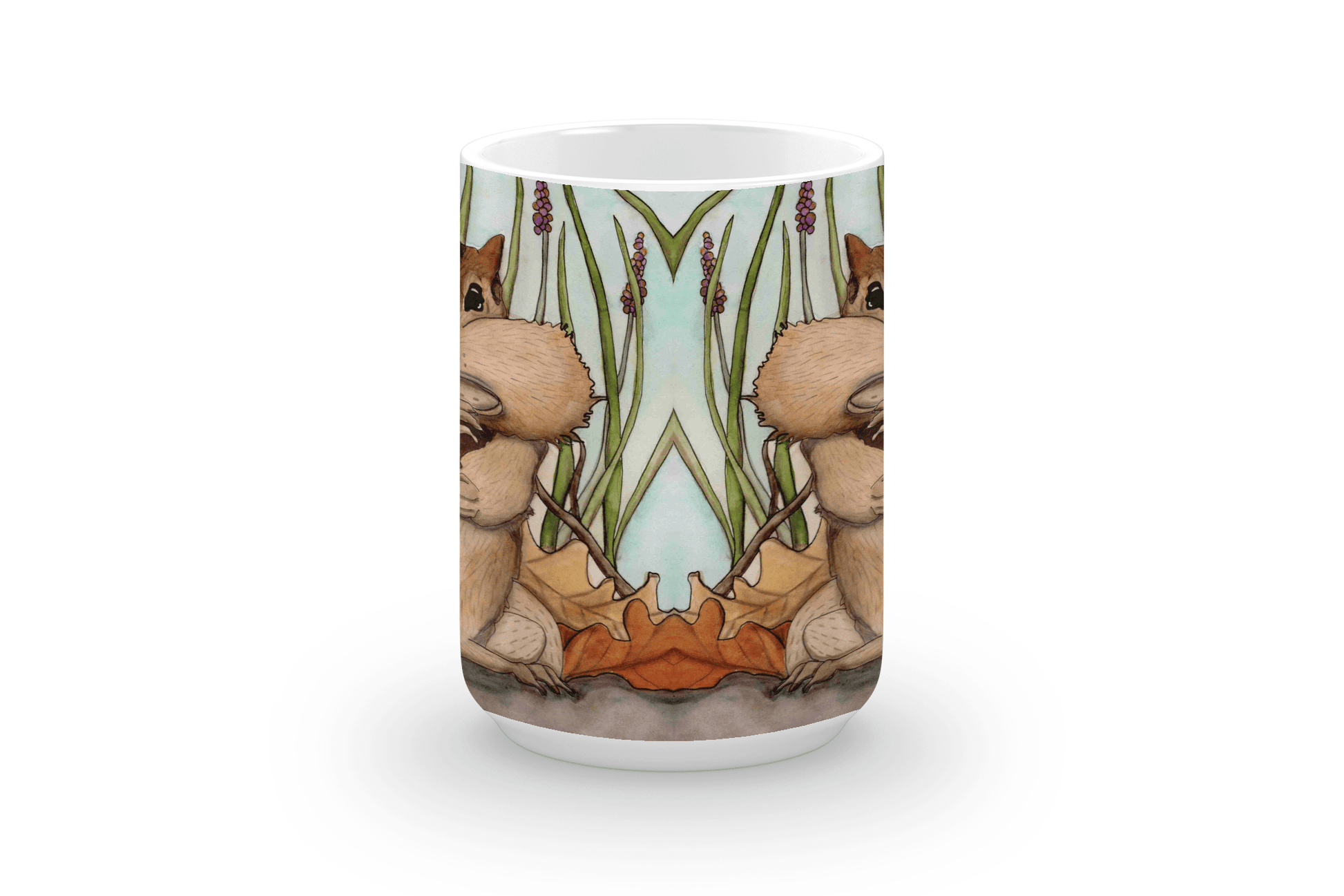 PinkPolish Design Coasters "Going Nuts" 15oz Mug
