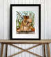 PinkPolish Design Art Prints "Going Nuts" Watercolor Painting: Art Print