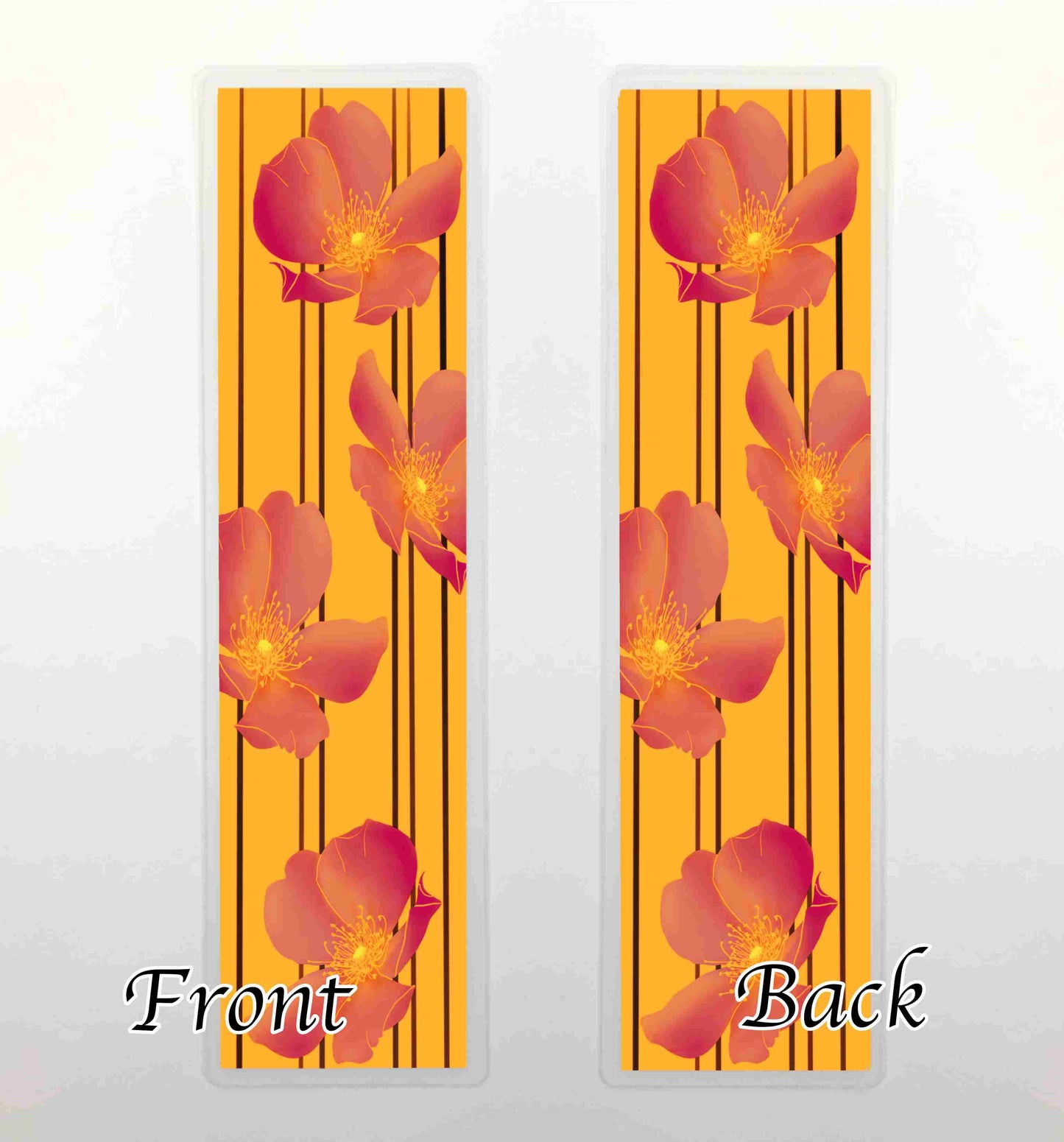 PinkPolish Design Bookmarks "Golden Hour" 2-Sided Bookmark