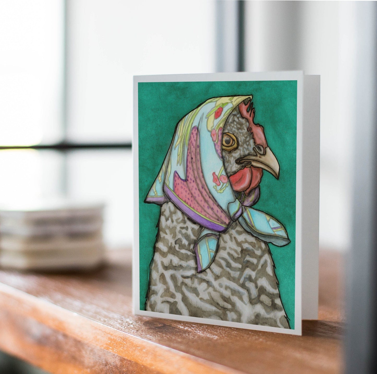 PinkPolish Design Note Cards "Grandma Barred" Handmade Notecard