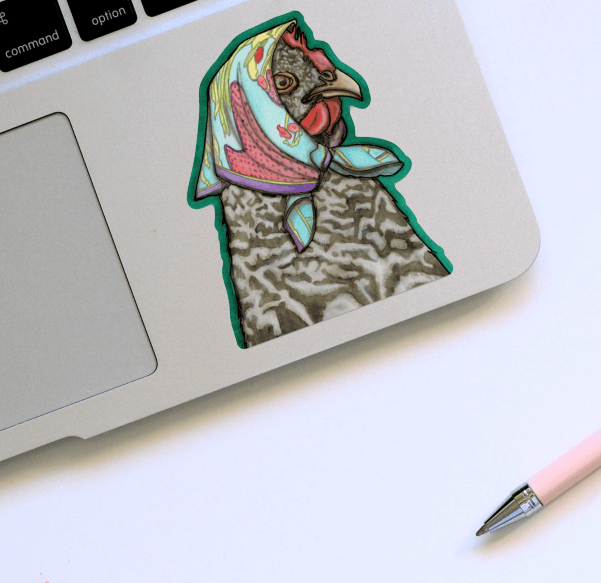 PinkPolish Design Stickers "Grandma Barred" Vinyl Die Cut Sticker