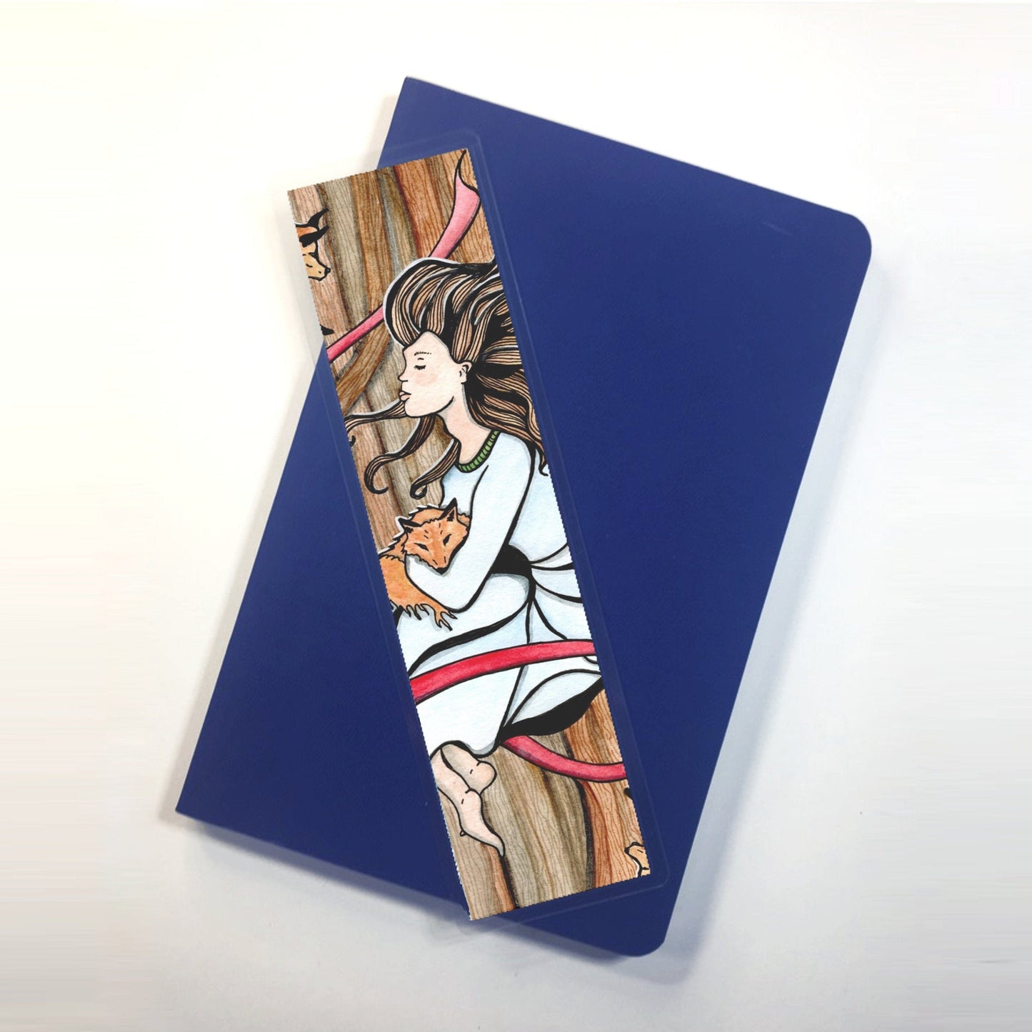 PinkPolish Design Bookmarks "Guarded" 2-Sided Bookmark