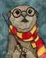 PinkPolish Design Art Prints "Harry Otter" Watercolor Painting: Art Print