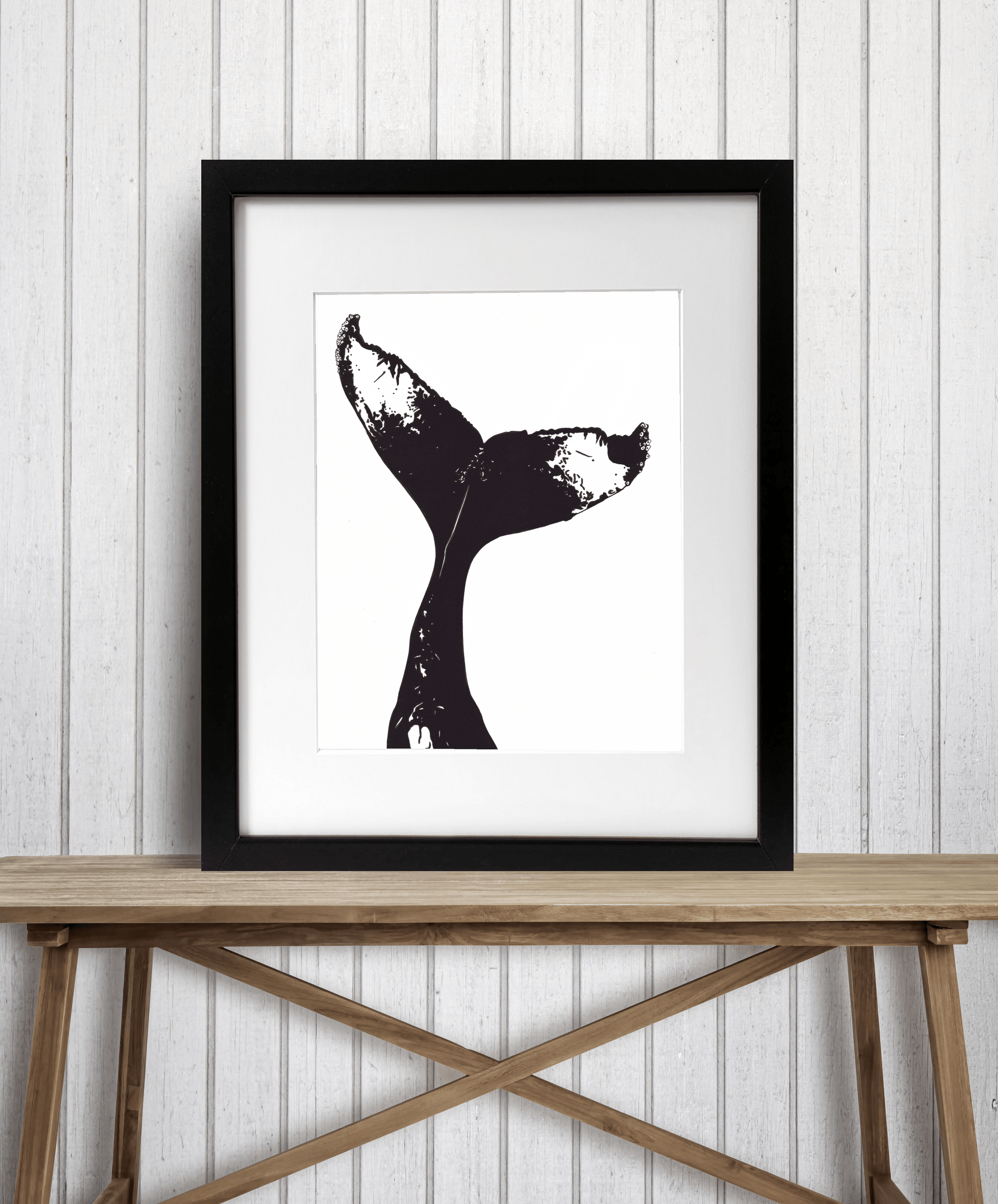PinkPolish Design Art Prints "Hello"  Ink Drawing: Art Print