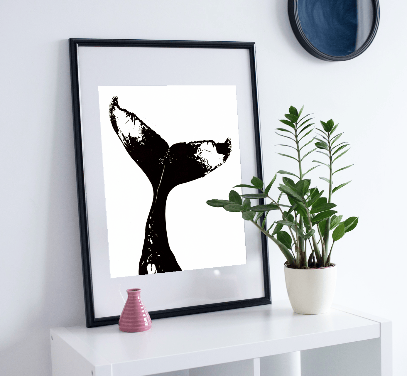 PinkPolish Design Art Prints "Hello"  Ink Drawing: Art Print
