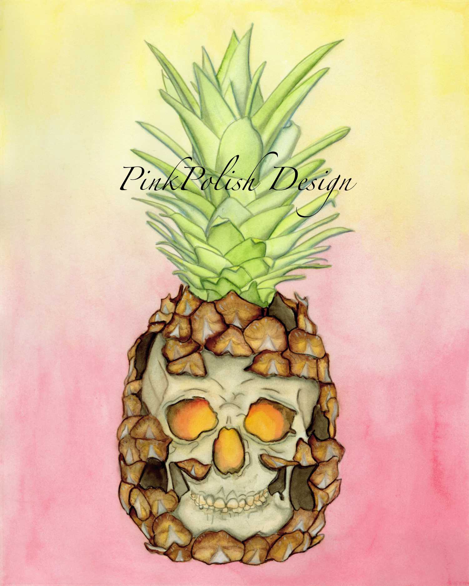 Crayon Drawing Pineapple - Png Vintage Pineapple Drawing - Free Transparent  PNG Clipart Images Download
