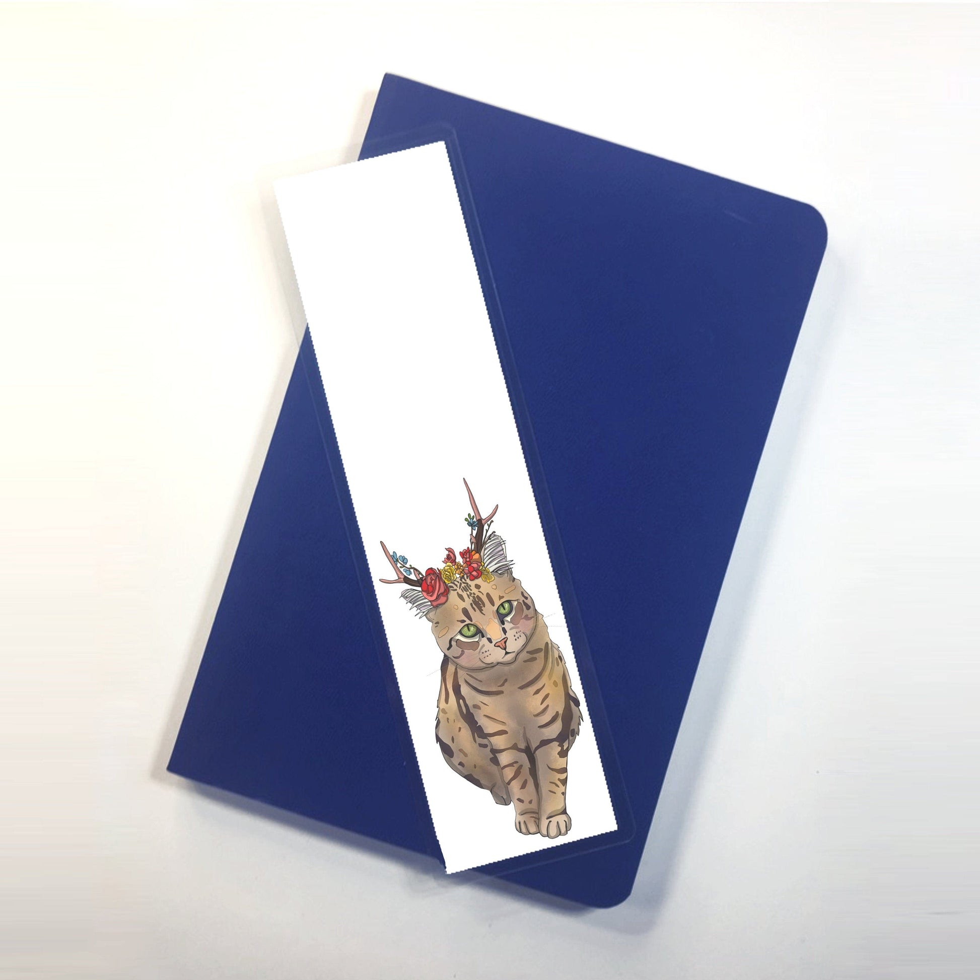 PinkPolish Design Bookmarks "Jackalope" 2-Sided Bookmark