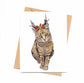 PinkPolish Design Note Cards "Jackalope Beauty" Handmade Notecard