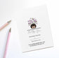 PinkPolish Design Note Cards "Kissy Face" Handmade Notecard