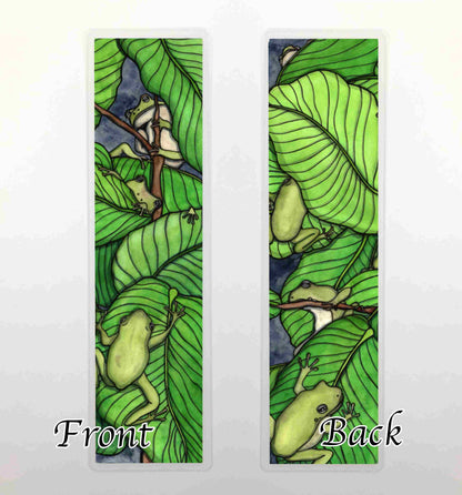 PinkPolish Design Bookmarks "Knot of Frogs" 2-Sided Bookmark