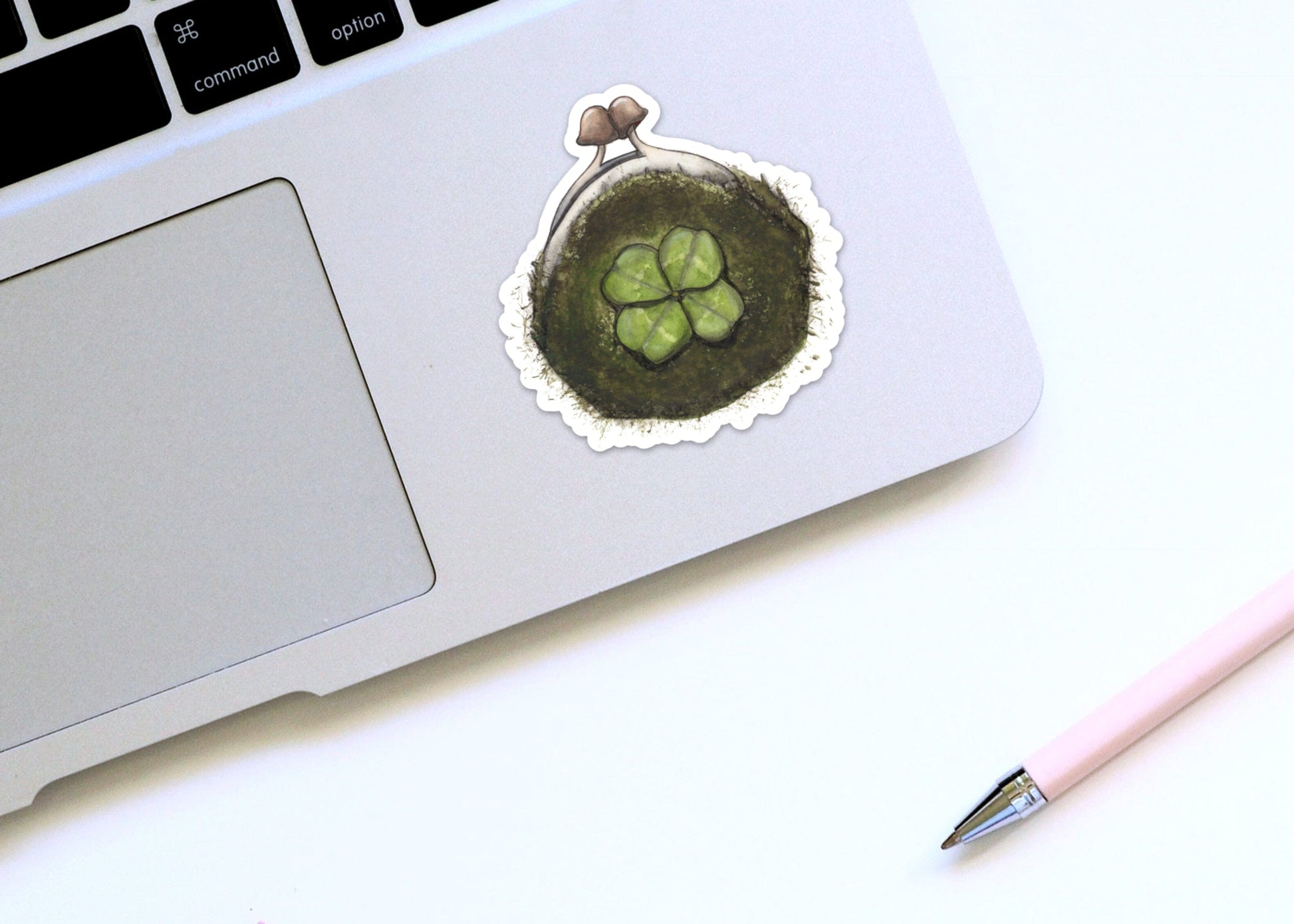 PinkPolish Design Stickers "Lucky Coin Purse" Vinyl Die Cut Sticker