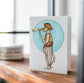 PinkPolish Design Note Cards "Meerkat Lookout" Handmade Notecard