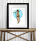 PinkPolish Design Art Prints "Meerkat Lookout" Watercolor Painting: Art Print