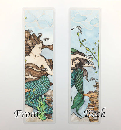 PinkPolish Design Bookmarks "Mermaid Cove" 2-Sided Bookmark