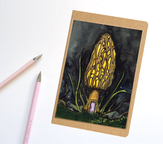 Mushroom Hideout Notebook / Sketchbook / Journal – PinkPolish Design