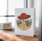 PinkPolish Design Note Cards "Mushroom Cap" Handmade Notecard