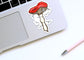 PinkPolish Design Stickers "Mushroom Magic" Vinyl Die Cut Sticker