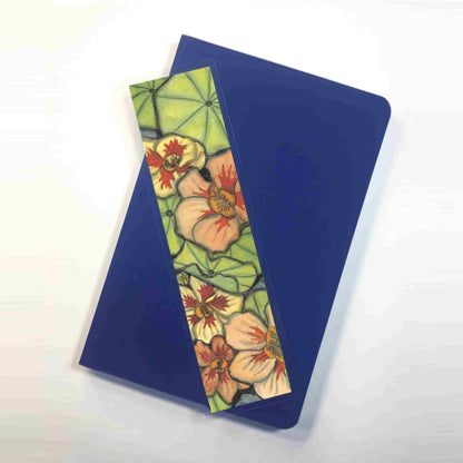 PinkPolish Design Bookmarks "Nasturtium" 2-Sided Bookmark