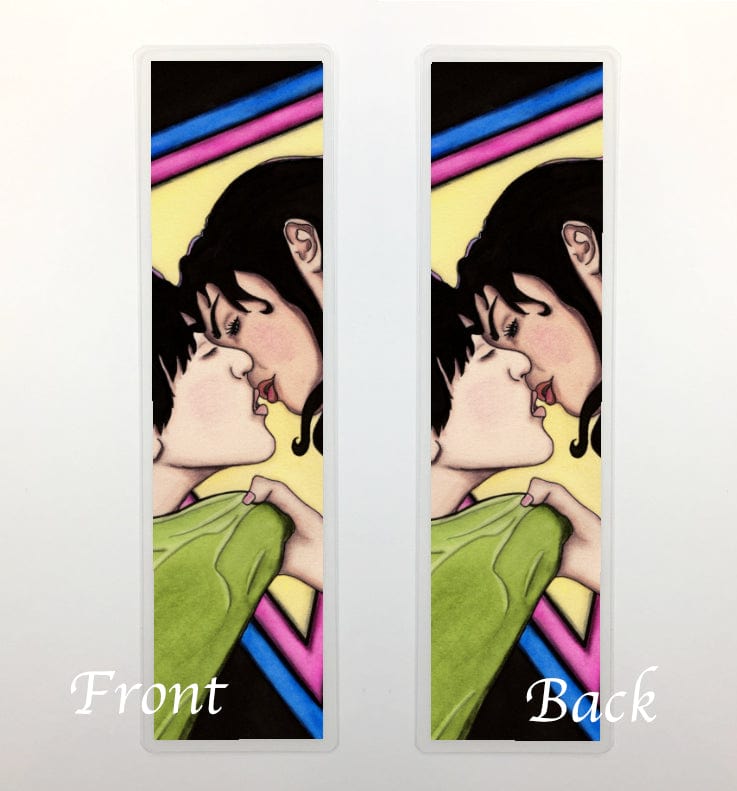 PinkPolish Design Bookmarks "Neon Love", 2-Sided Bookmark