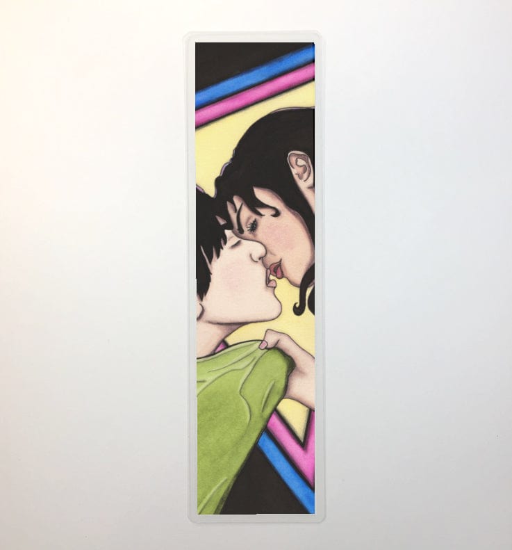 PinkPolish Design Bookmarks "Neon Love", 2-Sided Bookmark