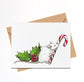 PinkPolish Design Note Cards "Not Even a Mouse" Handmade Notecard
