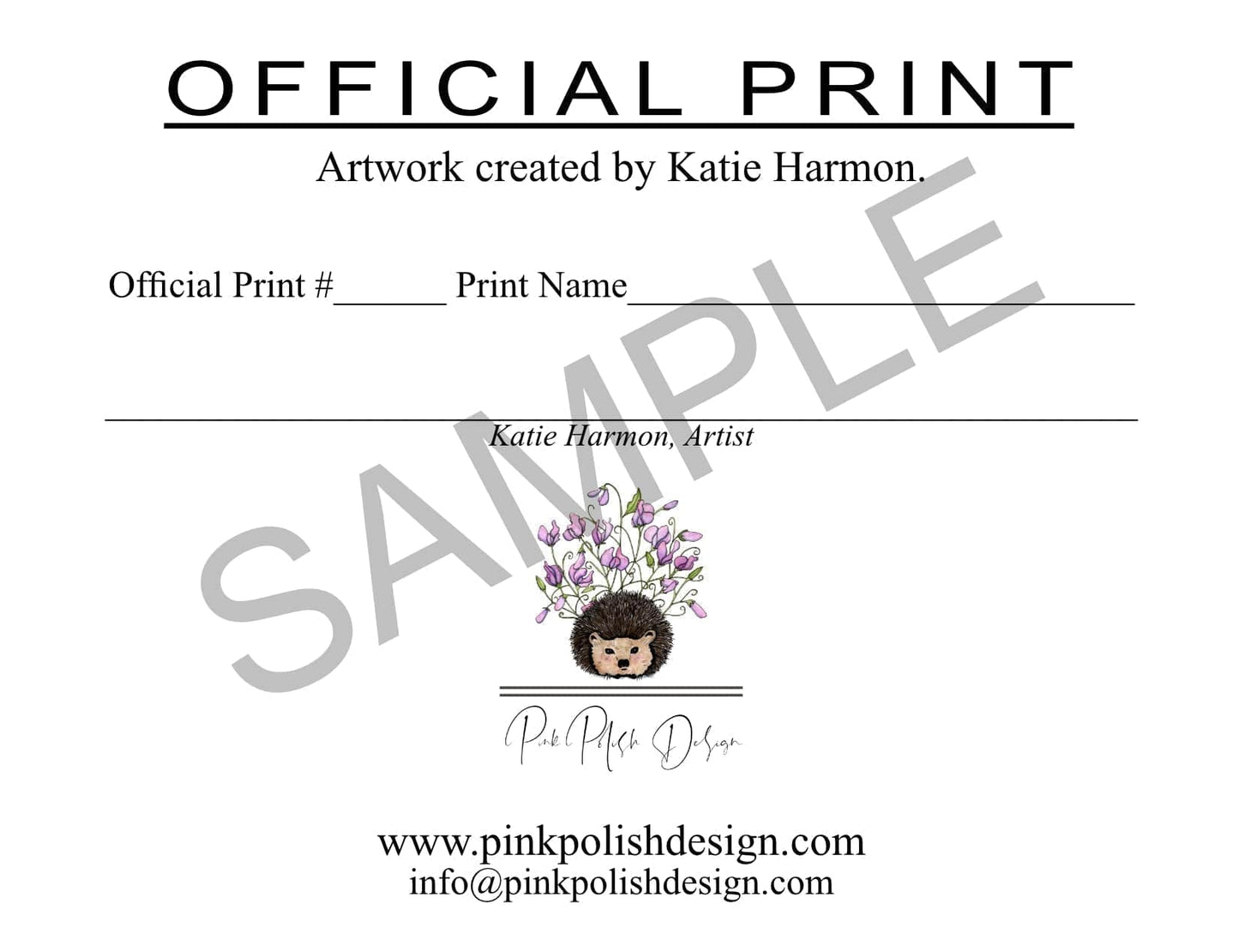 PinkPolish Design Art Prints "Not Only a Mouse" Watercolor Painting: Art Print