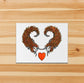 PinkPolish Design Note Cards "Nudibranch Love" Handmade Notecard