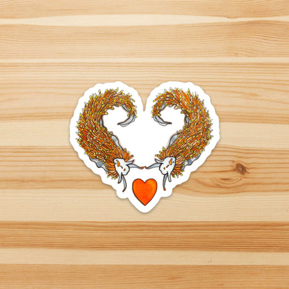 PinkPolish Design Stickers "Nudibranch Love" Vinyl Die Cut Sticker