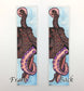 PinkPolish Design Bookmarks "Octopus Traveler" 2-Sided Bookmark