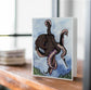 PinkPolish Design Note Cards "Octopus Traveler" Handmade Notecard