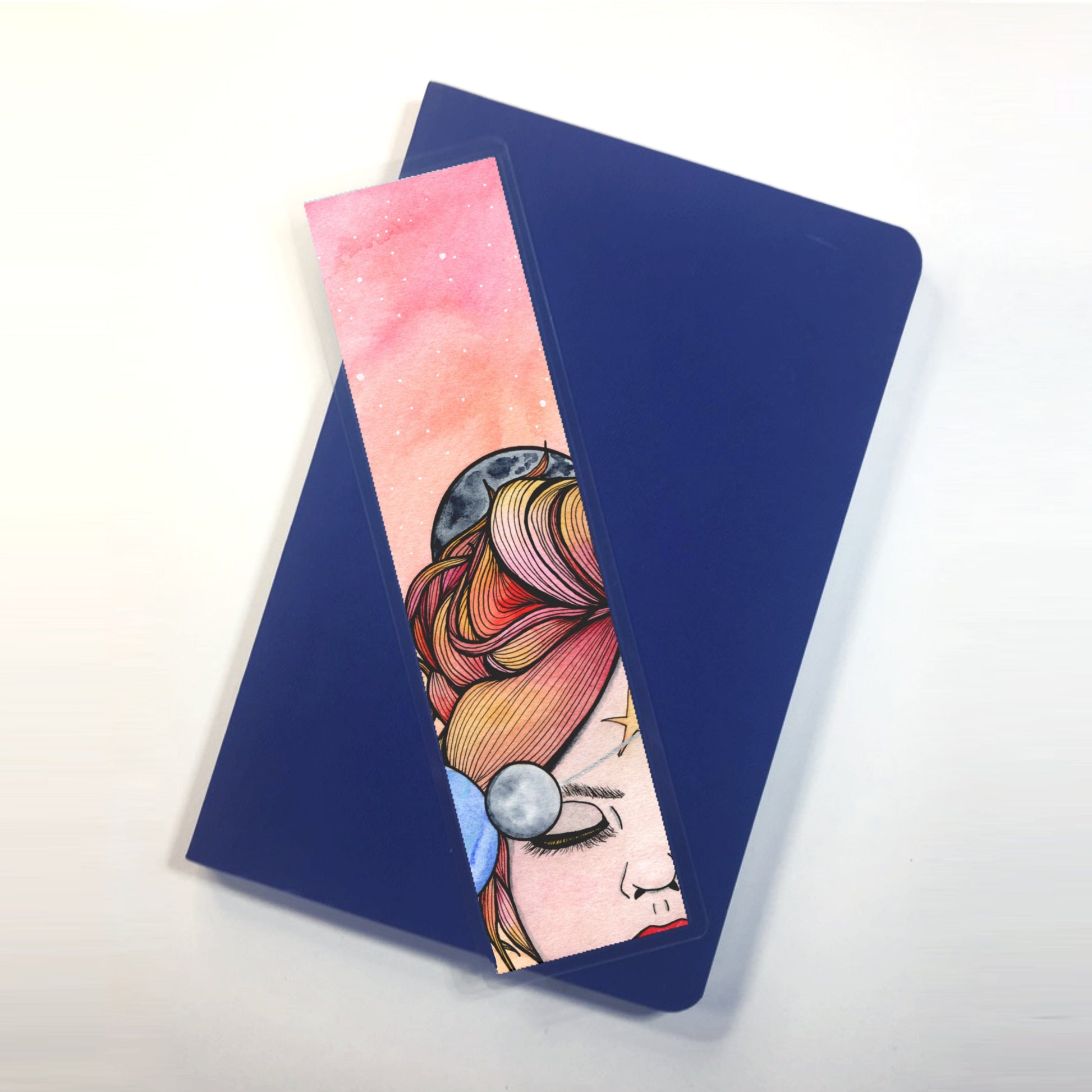 PinkPolish Design Bookmarks "Orbit" 2-Sided Bookmark