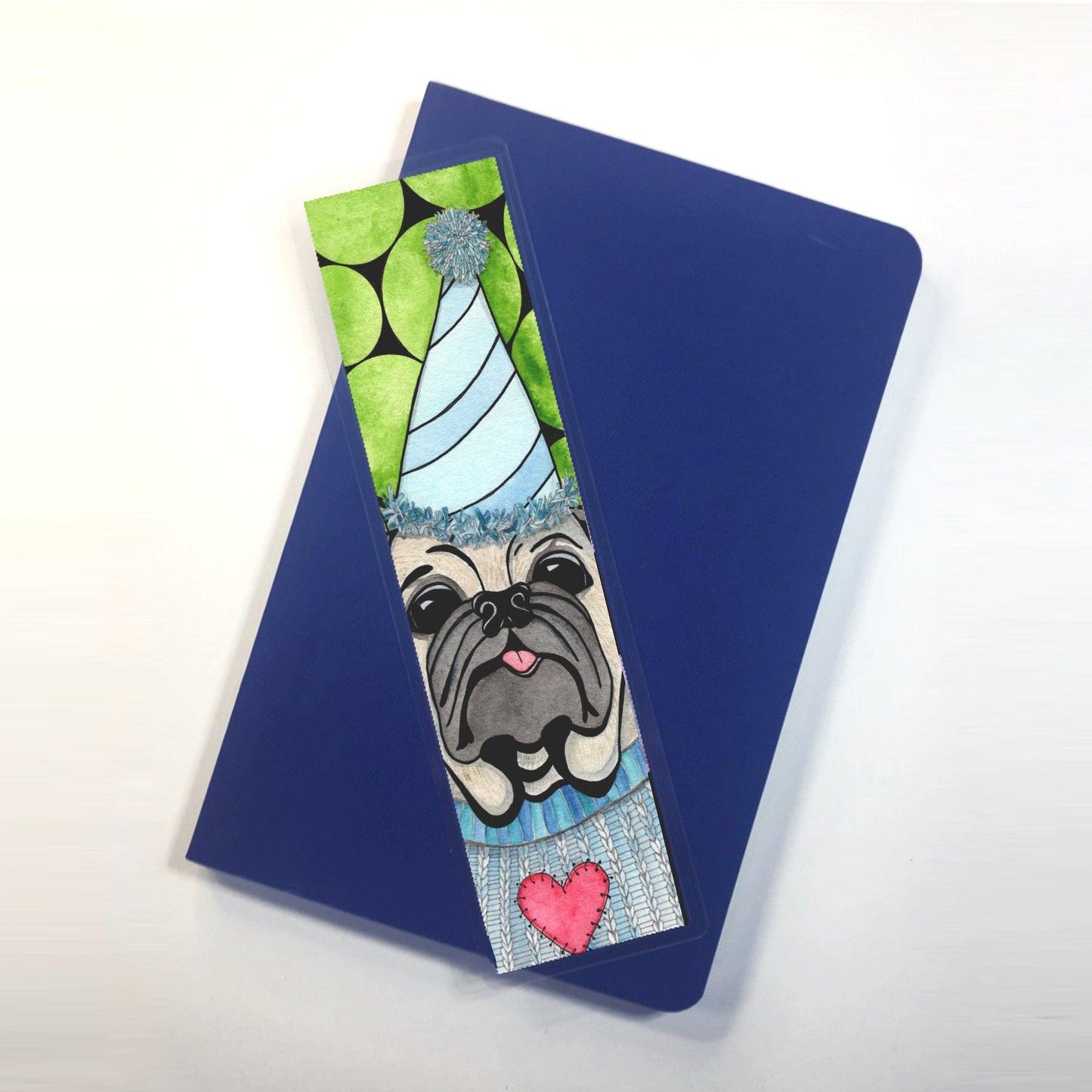 PinkPolish Design Bookmarks "Party Animal" 2-Sided Bookmark