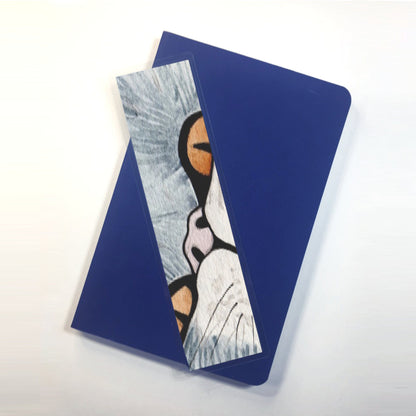 PinkPolish Design Bookmarks "Peeking Cat" 2-Sided Bookmark