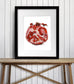 PinkPolish Design Art Prints "Pomegranate Surprise"  Watercolor Painting: Art Print