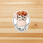 PinkPolish Design Stickers "Poppy Pig" Vinyl Die Cut Sticker
