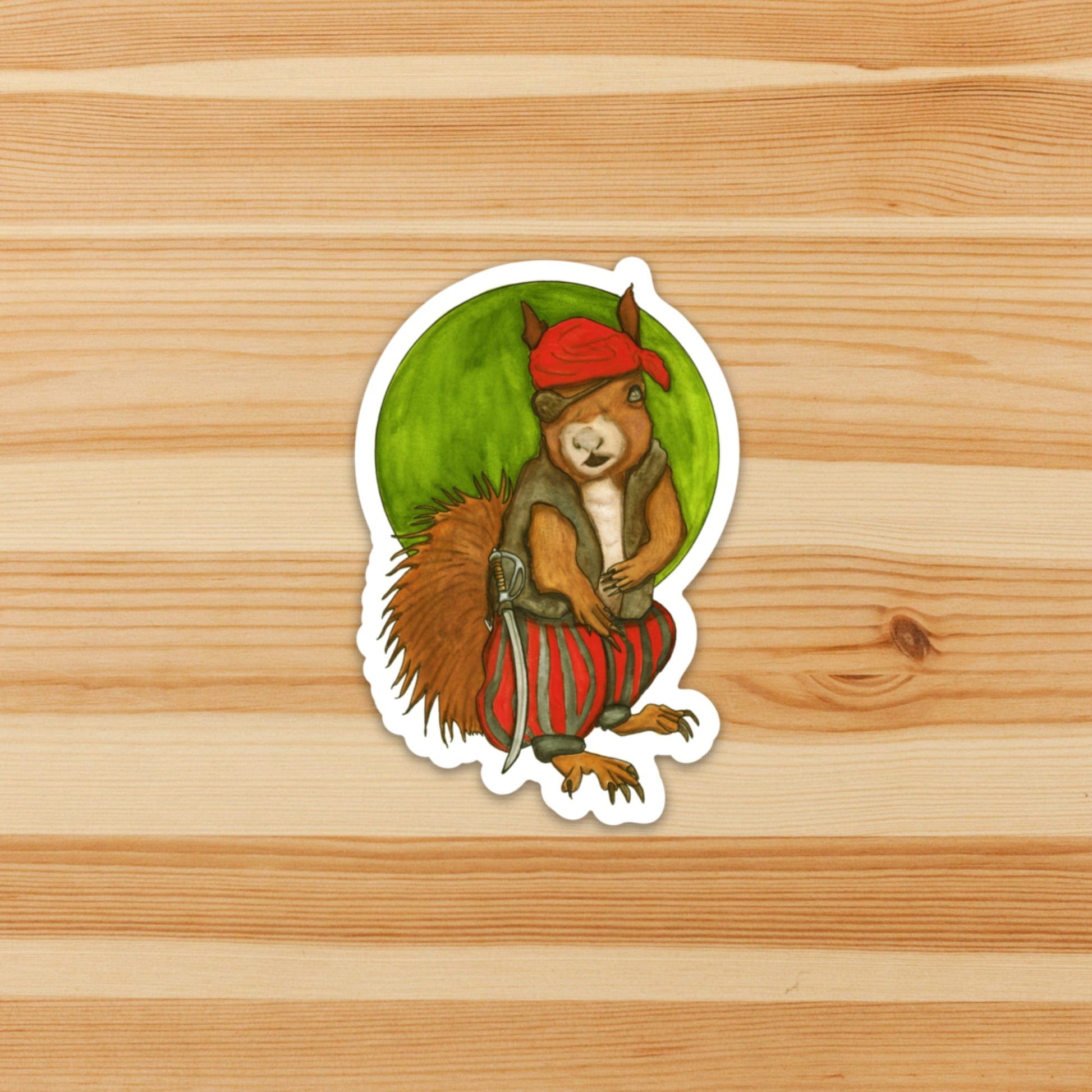 PinkPolish Design Stickers "Rapscallion" Die Cut Vinyl Sticker