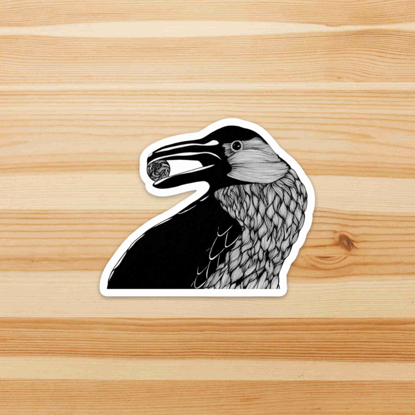 PinkPolish Design Stickers "Raven" Die Cut Vinyl Sticker