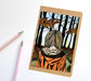 PinkPolish Design Notebook "Road Less Traveled" Robert Frost Inspired Notebook / Sketchbook / Journal