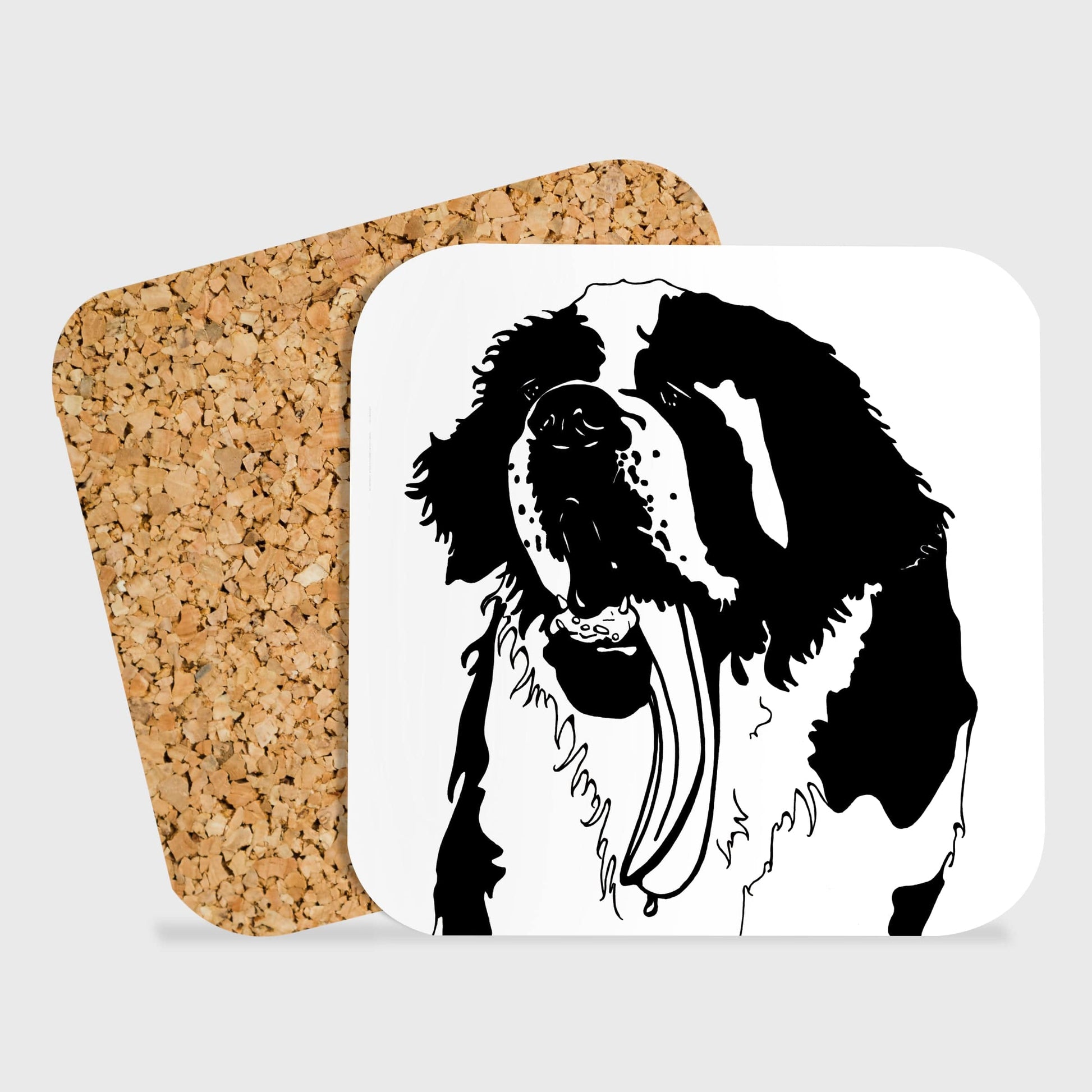 PinkPolish Design Coasters "Saint Feeling the Heat" Drink Coaster