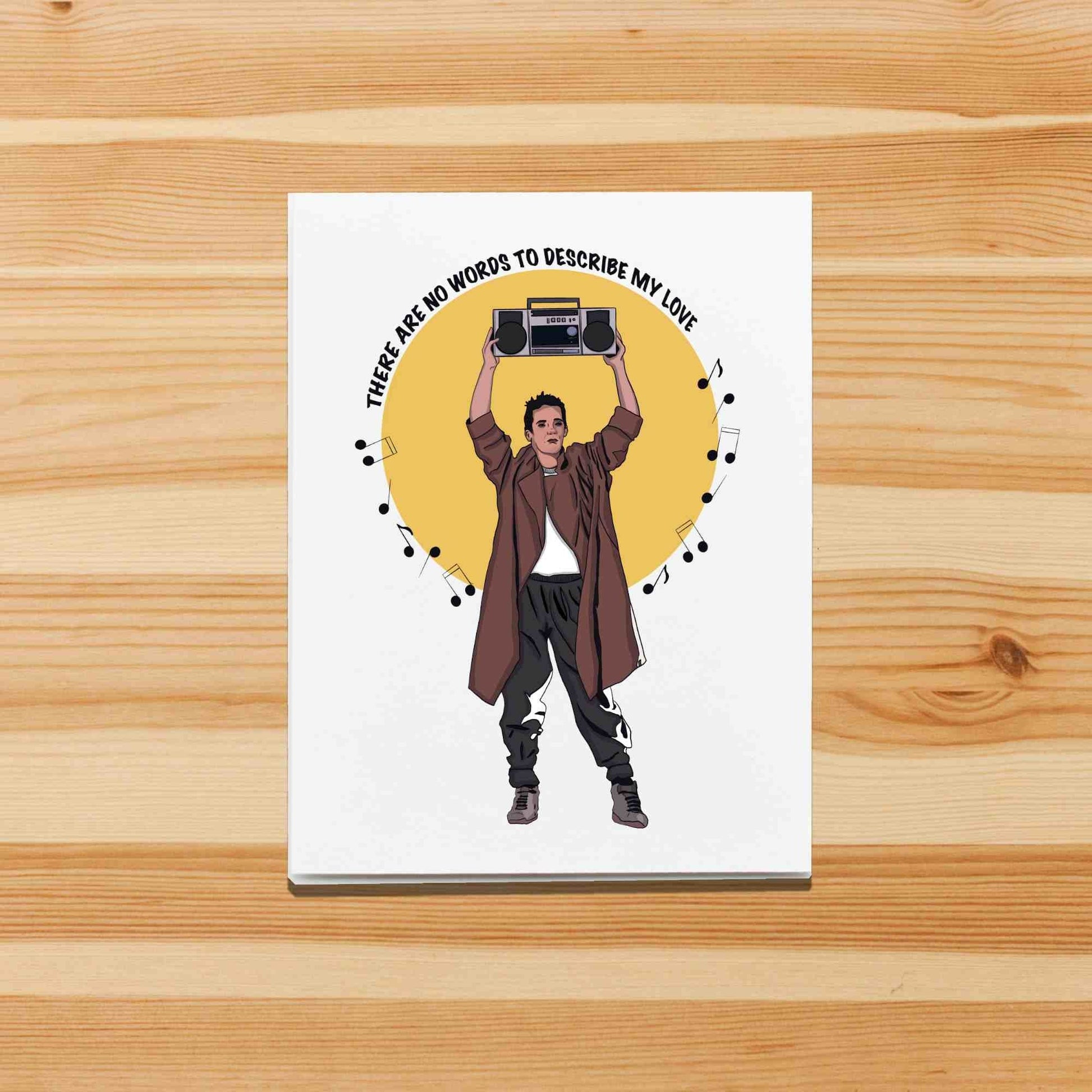 PinkPolish Design Note Cards "Say Anything" Handmade Notecard