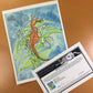 PinkPolish Design Original Art "Sea Dragon" Sea Horse Inspired Original Watercolor & Ink Illustration