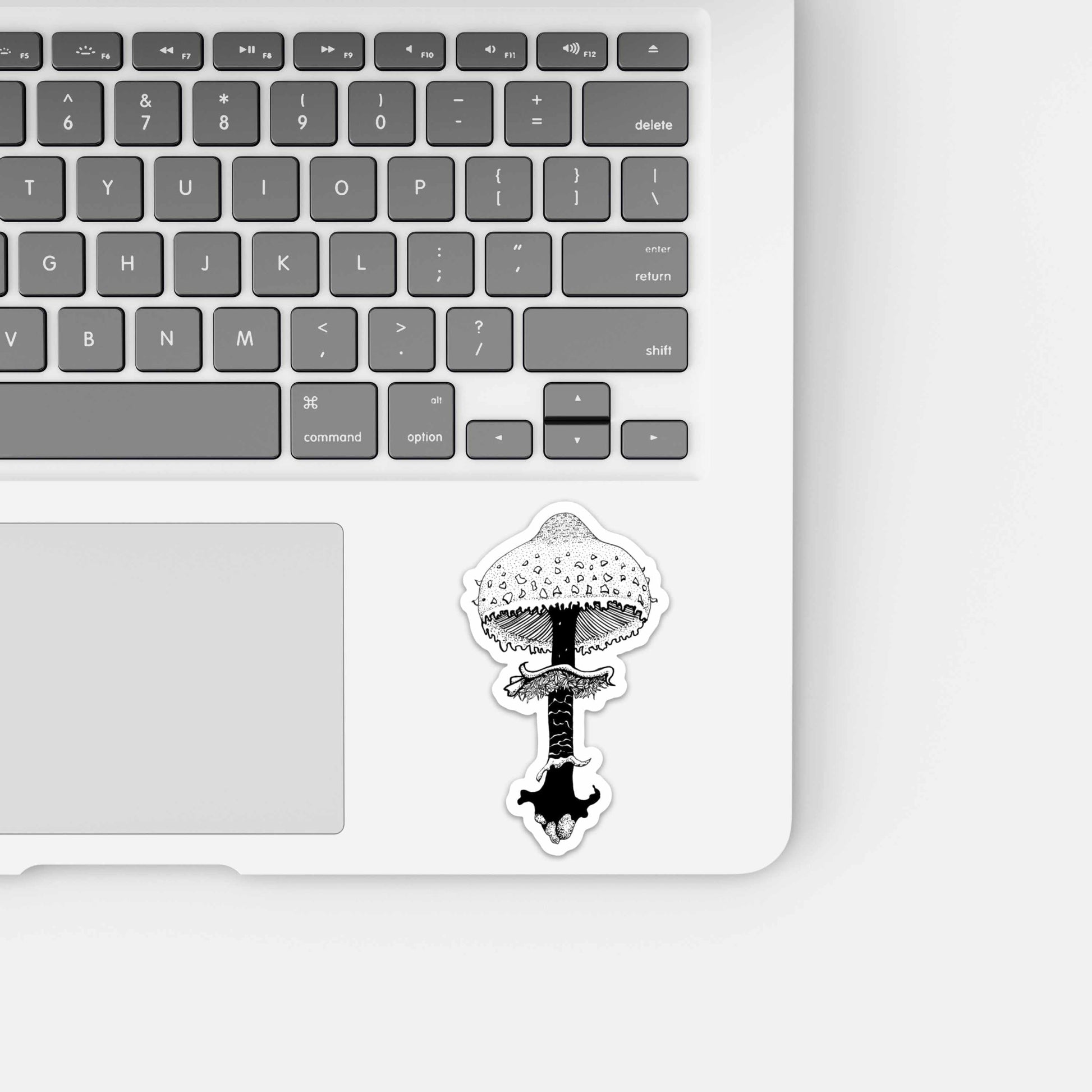 PinkPolish Design Stickers "Shaggy Parasol Mushroom" Vinyl Die Cut Sticker