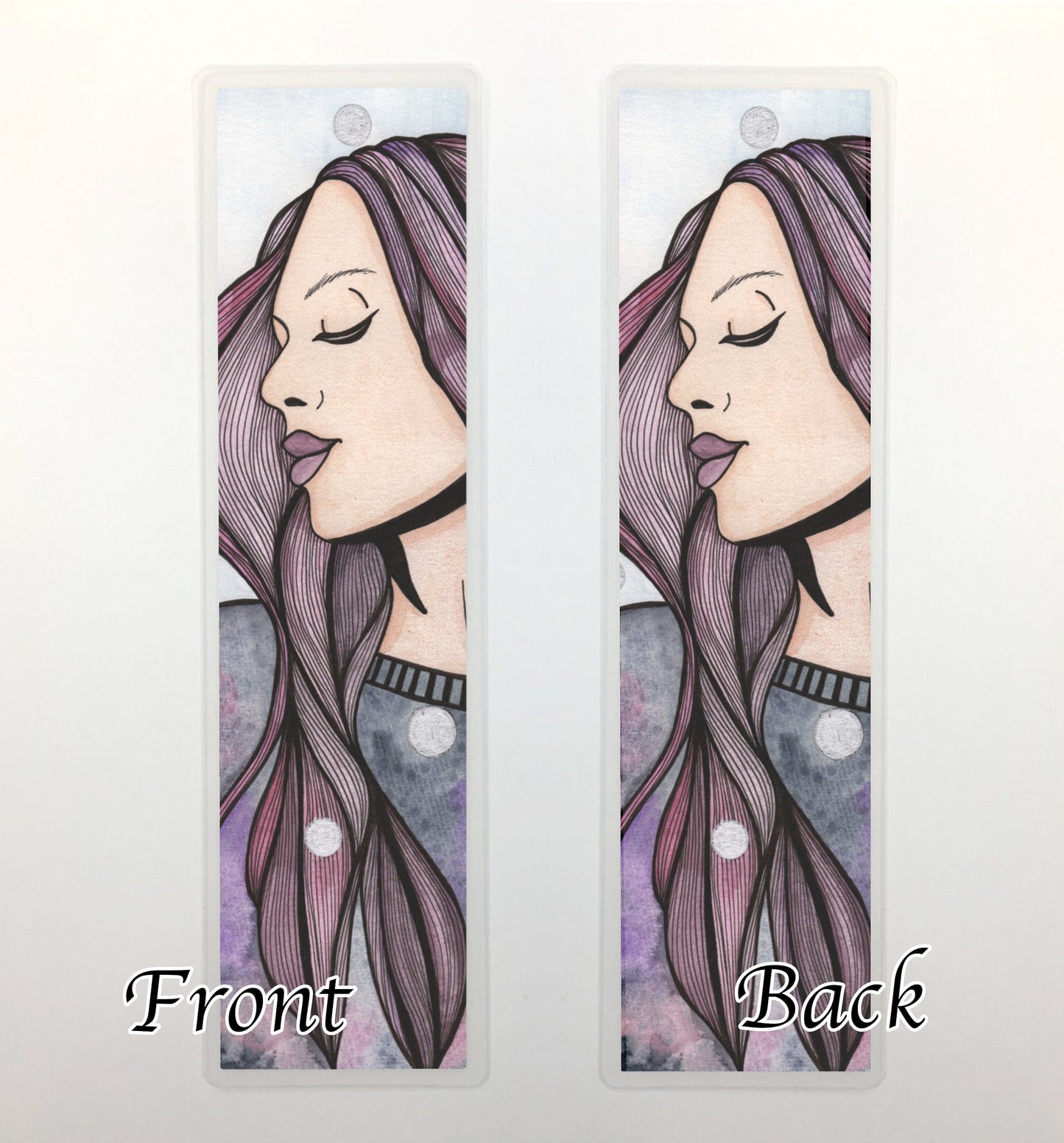 PinkPolish Design Bookmarks "Shake it Off"  2-Sided Bookmark