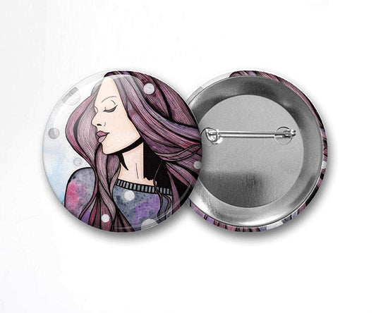 PinkPolish Design Buttons "Shake it Off" Pin Back Button, 2.25"