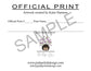 PinkPolish Design Art Prints "Shiny Eyed Corvid"  Ink Drawing: Art Print
