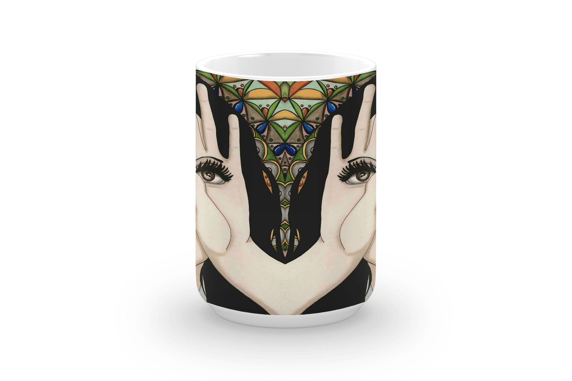 PinkPolish Design Coasters "Sight" 15oz Mug